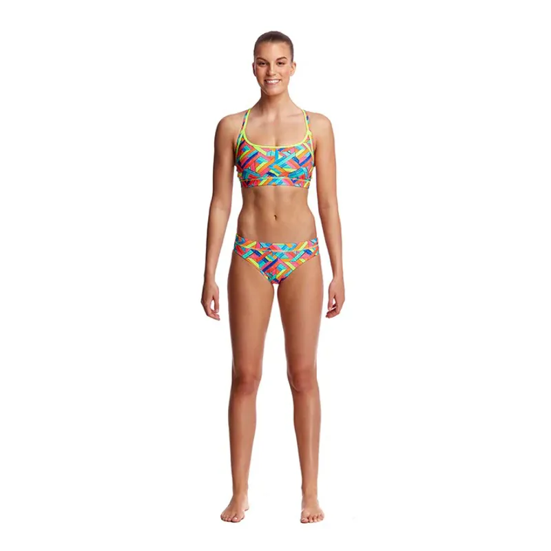 Funkita Women's Sports Brief - Panel Pop-2